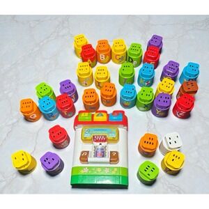Leap Frog Leap Builders ABC Smart House Blocks Interactive Full Alphabet Set